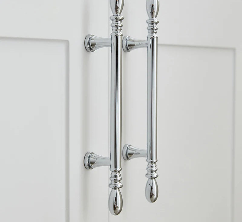 Meubelgrepen antiek messing - strak design