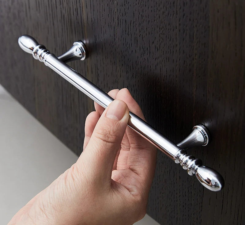 Meubelgrepen antiek messing - strak design
