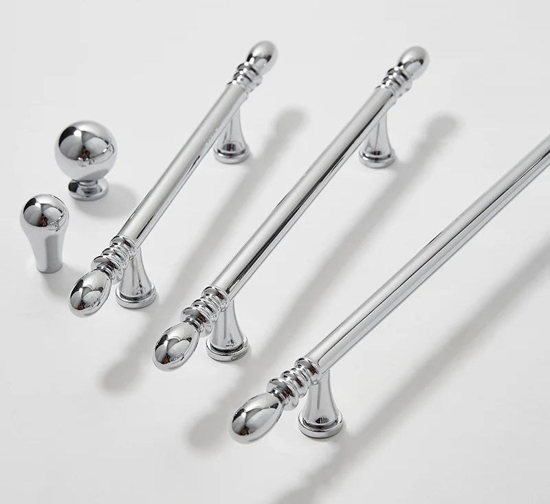 Meubelgrepen antiek messing - strak design