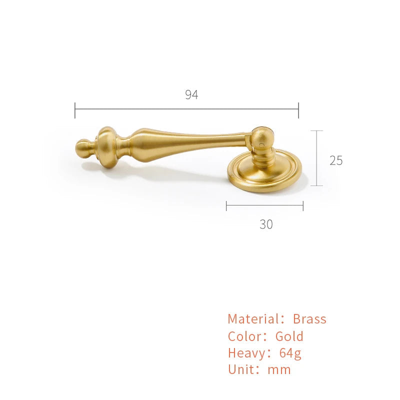 Gouden Shell Kastknop – Nordic Messing Meubelgreep voor Keuken & Kasten