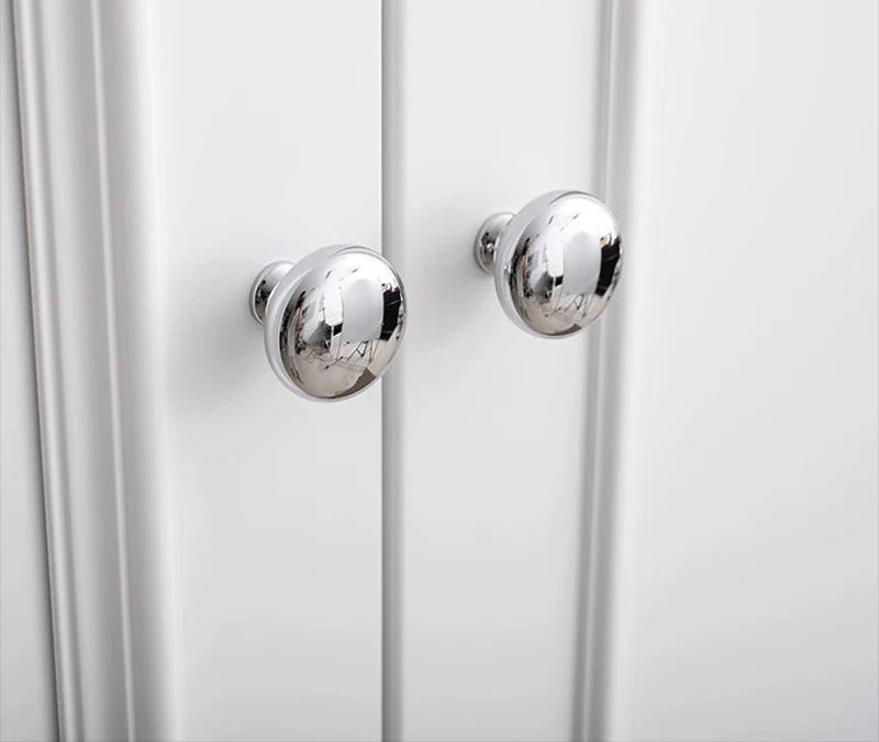 Luxe kastgrepen chrome - industrieel messing