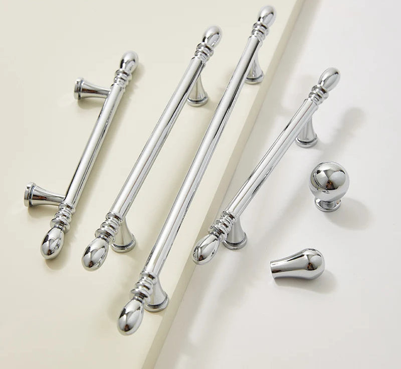 Meubelgrepen antiek messing - strak design