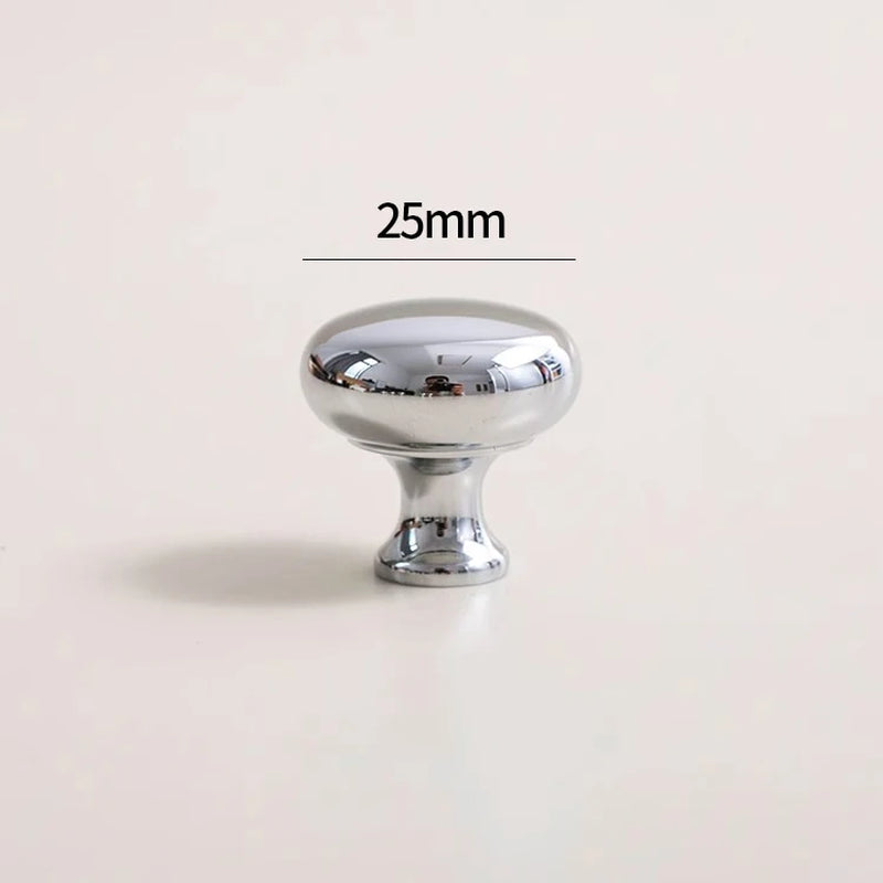 Luxe kastgrepen chrome - industrieel messing