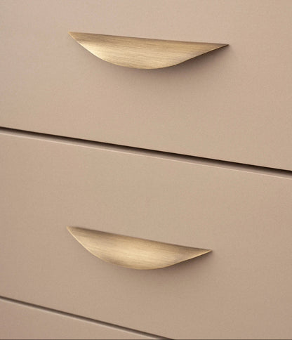 Luxe kastgrepen brons - industrieel messing