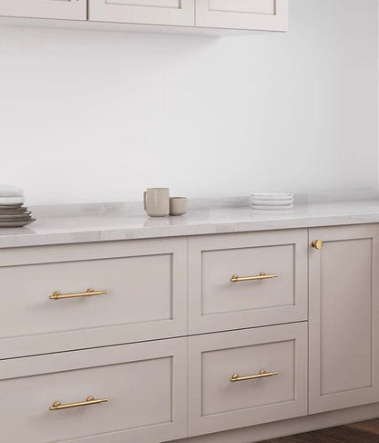 Ovale kastknoppen bronskleur messing - luxe stijl
