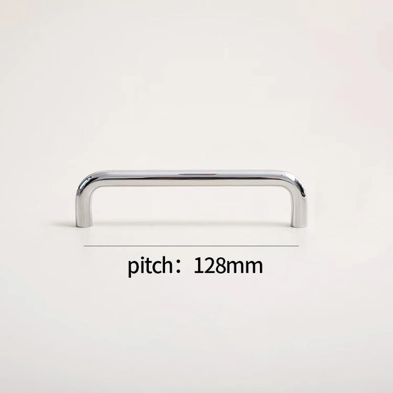 Luxe kastgrepen chrome - industrieel messing