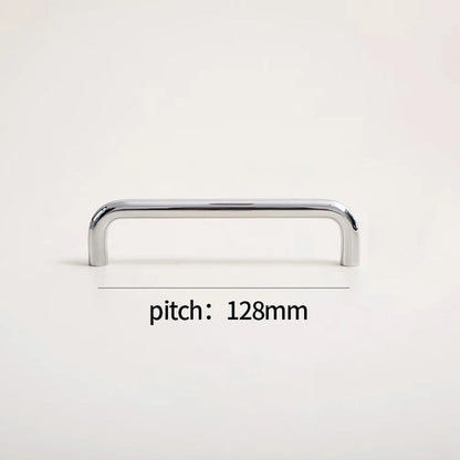 Luxe kastgrepen chrome - industrieel messing