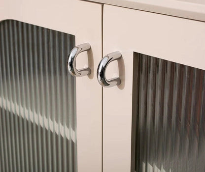 Luxe kastgrepen chrome - industrieel messing