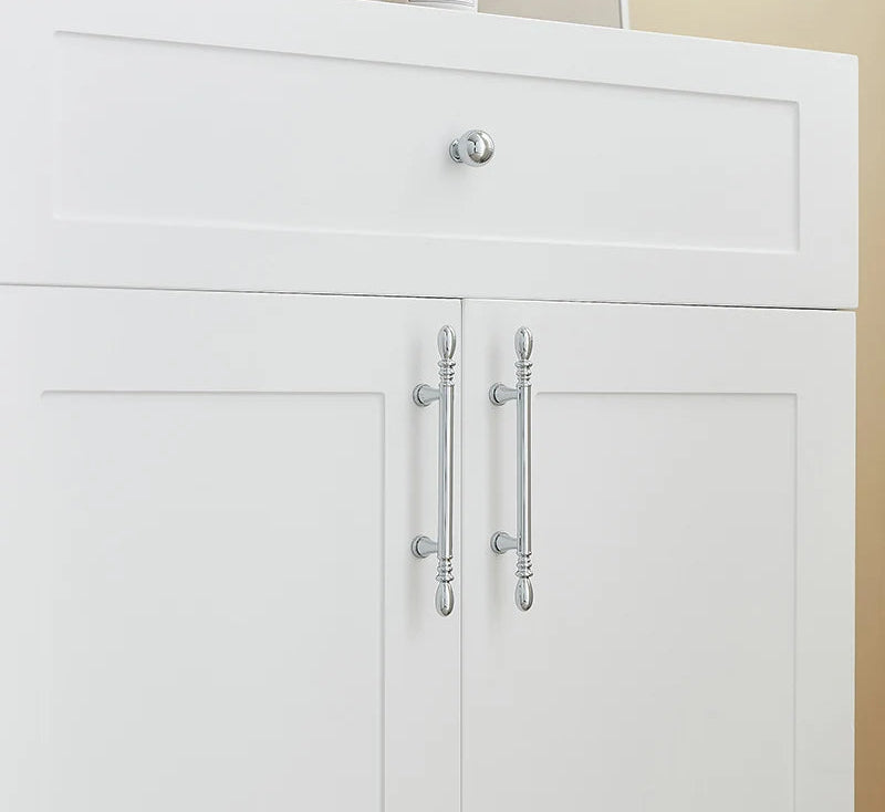 Meubelgrepen antiek messing - strak design
