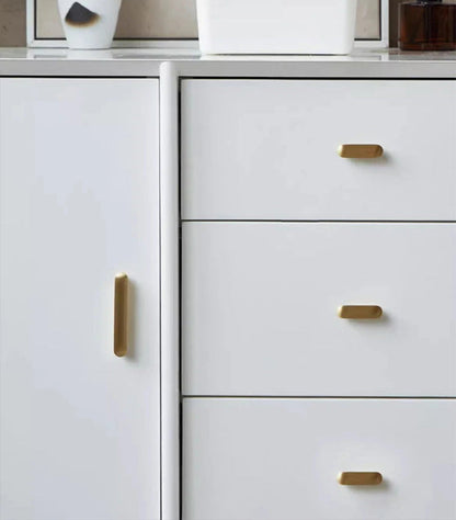 Gouden Massief Messing Greep – Keukenkast & Ladehardware