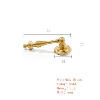 Gouden Shell Kastknop – Nordic Messing Meubelgreep voor Keuken & Kasten