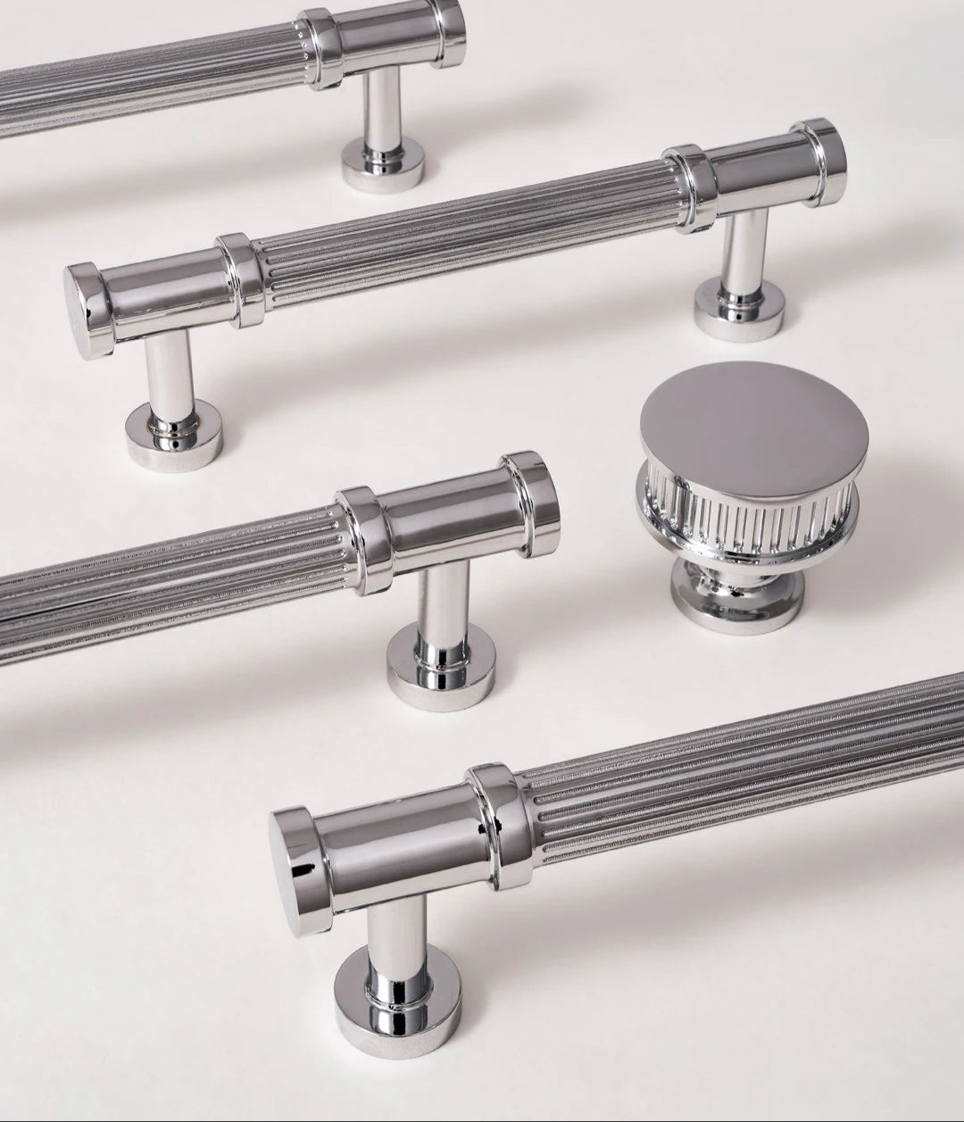 Meubelgrepen antiek messing - strak ontwerp